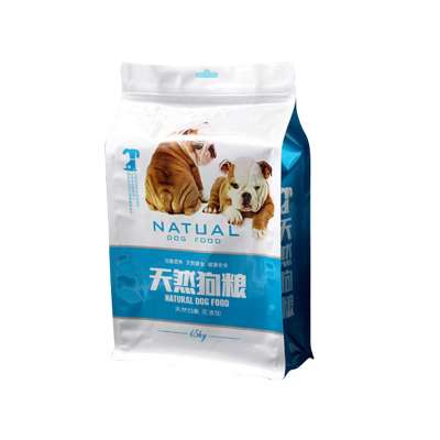 High Quality Cheap Custom Printed Pet Treat Food Packaging Flat Bottom Dog Food Bag Plastic Pet Food Pouch