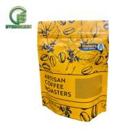 Stand Up Pouch Coffee Bags With Valve Ziplock Customized Printing