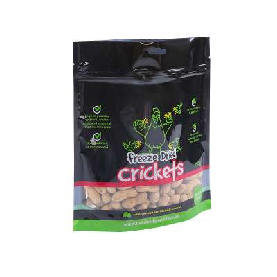 Factory Supply Plastic Food Packaging Peanuts Snack Bag Own Logo Printed Food Storage Bags Bulk Zip Sealed