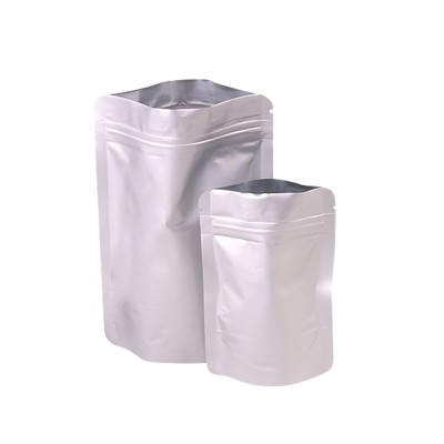 2020 Hot New Products Opaque Silver Aluminium Clear Bag Pet Food Aluminium Foil Bag Aluminium Foil Packing Plastic Bags